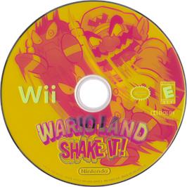 Cartridge artwork for Wario Land - The Shake Dimension on the Nintendo Wii.