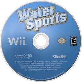 Cartridge artwork for Water Sports on the Nintendo Wii.