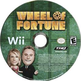 Cartridge artwork for Wheel Of Fortune on the Nintendo Wii.