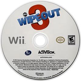 Cartridge artwork for Wipeout 3 on the Nintendo Wii.