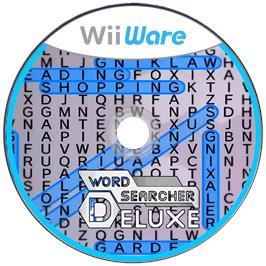 Cartridge artwork for Word Searcher Deluxe on the Nintendo Wii.