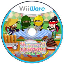 Cartridge artwork for Yummy Yummy Cooking Jam on the Nintendo Wii.