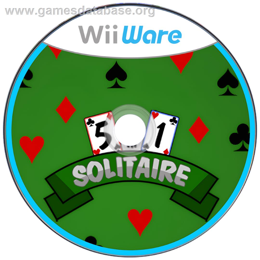 5 In 1 Solitaire - Nintendo Wii - Artwork - Cartridge