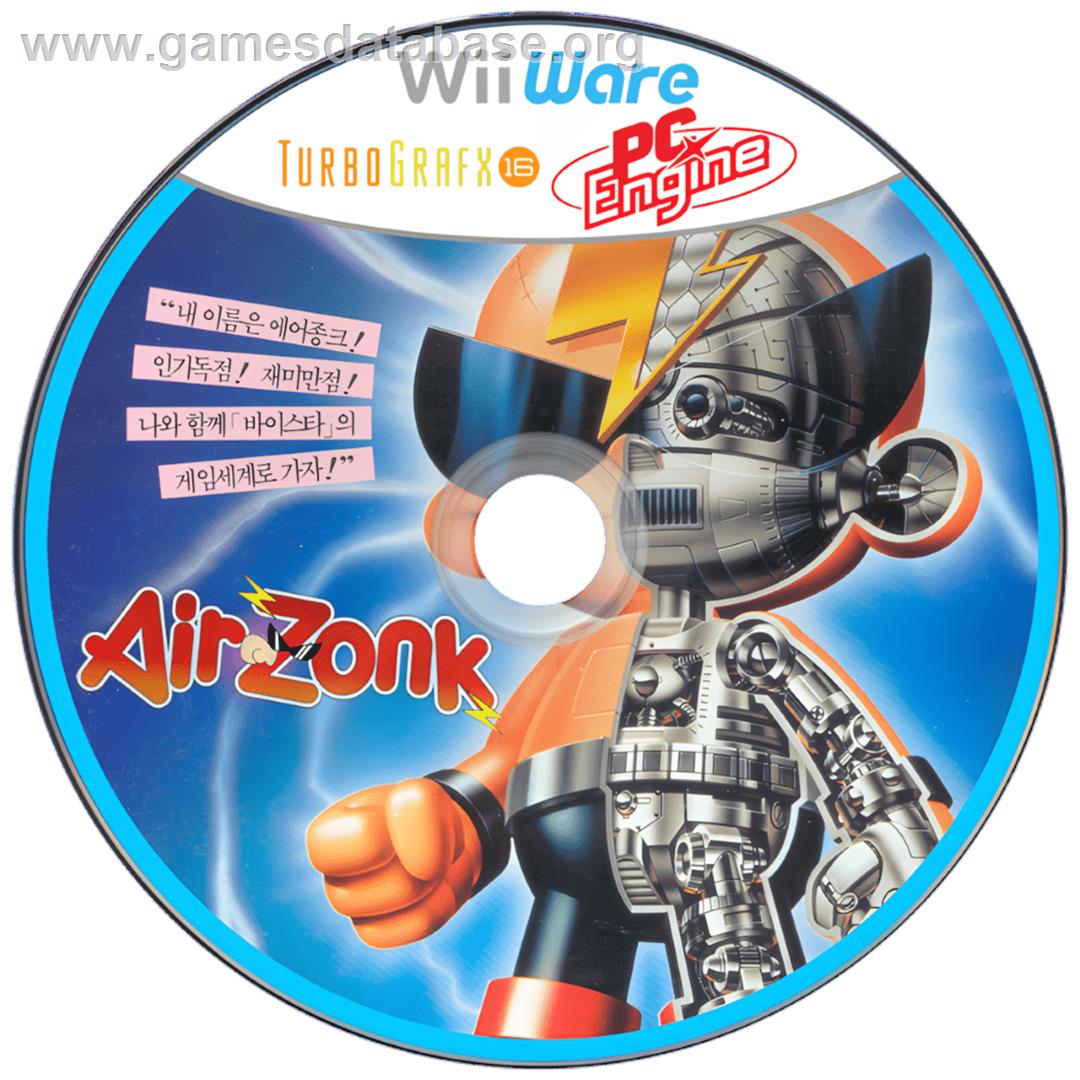 Air Zonk - Nintendo Wii - Artwork - Cartridge