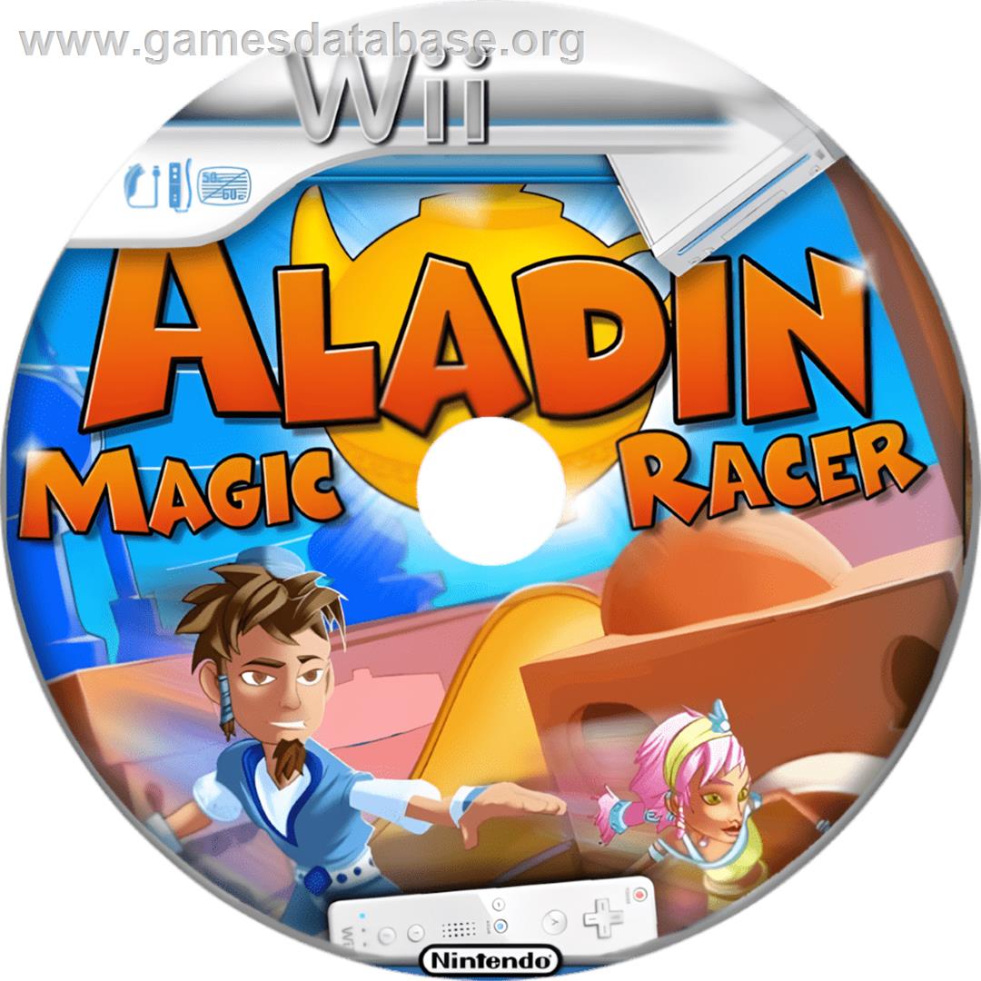 Aladin Magic Racer - Nintendo Wii - Artwork - Cartridge