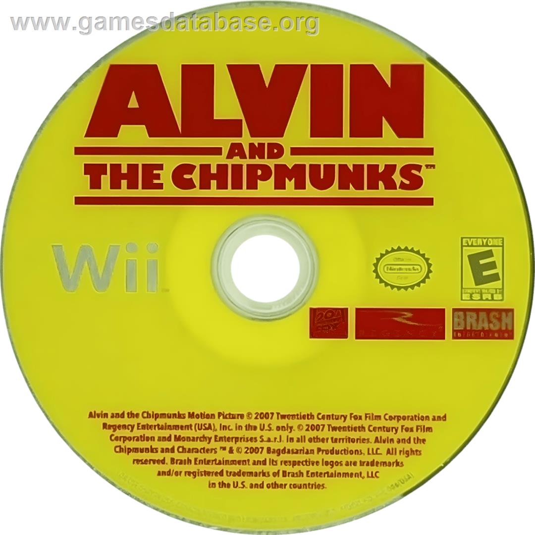 Alvin and the Chipmunks - Nintendo Wii - Artwork - Cartridge