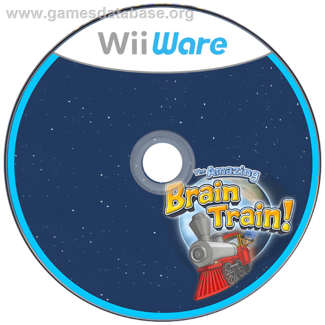 Amazing Brain Train!, The - Nintendo Wii - Artwork - Cartridge
