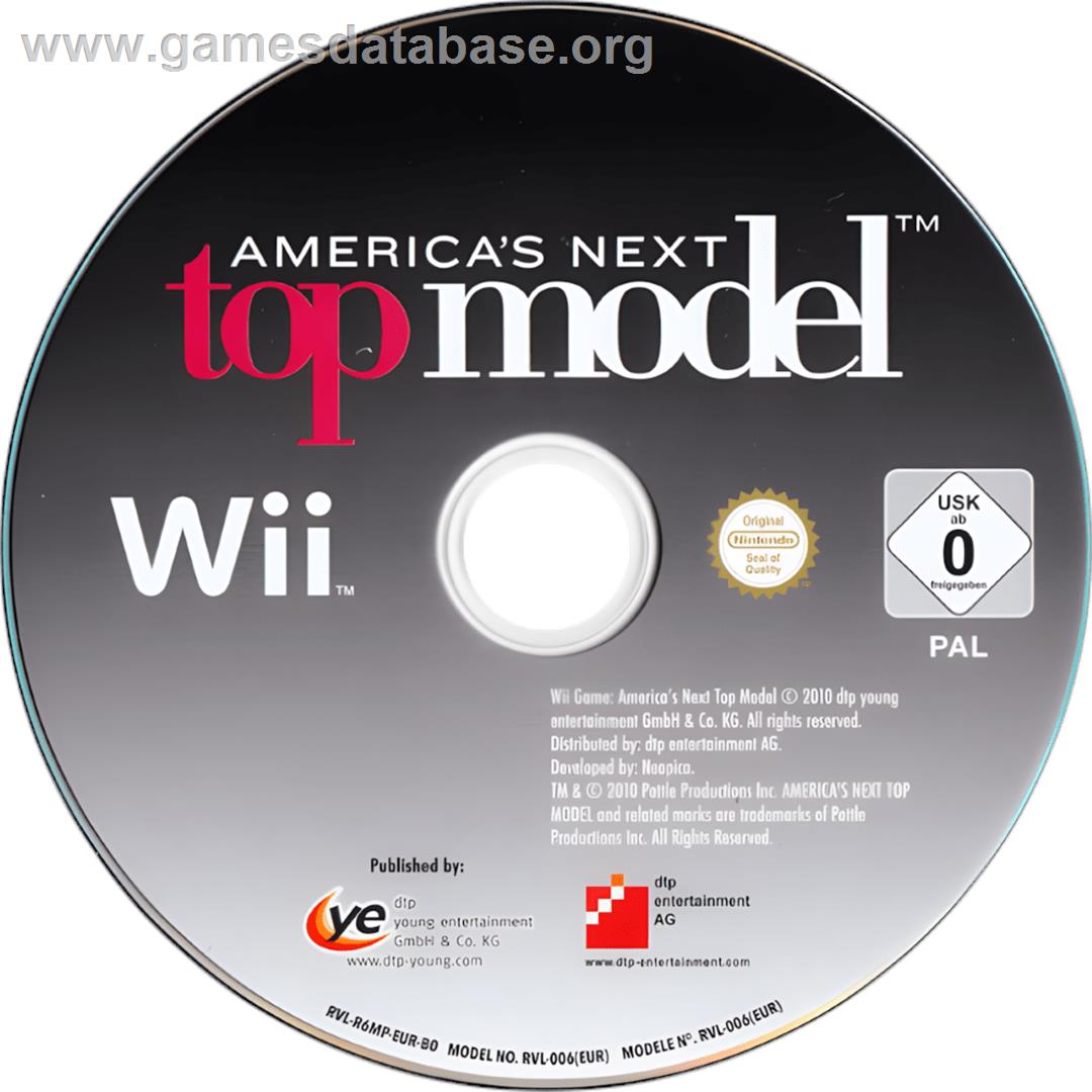 America's Next Top Model - Nintendo Wii - Artwork - Cartridge
