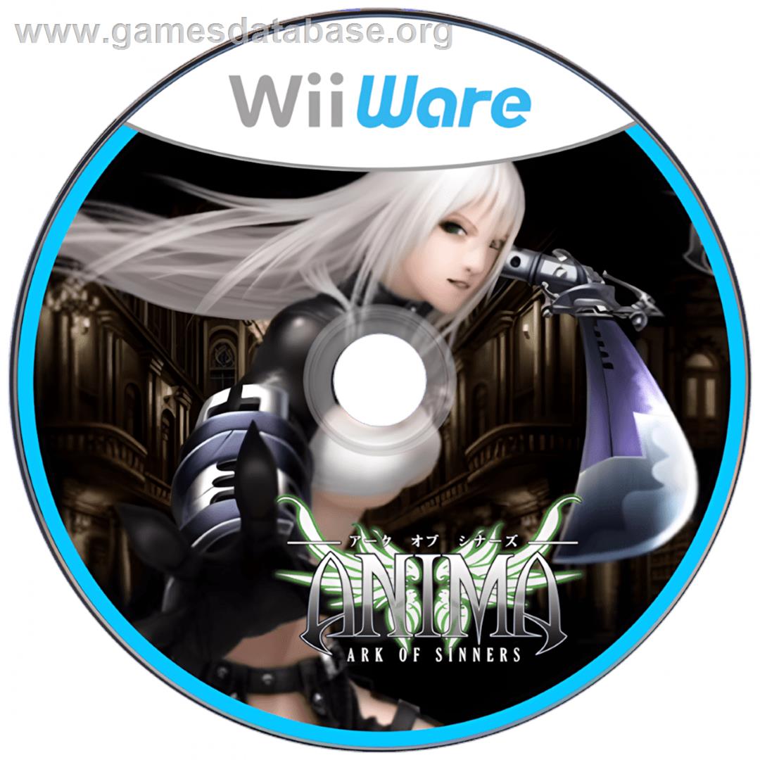 Anima - Ark Of Sinners - Nintendo Wii - Artwork - Cartridge