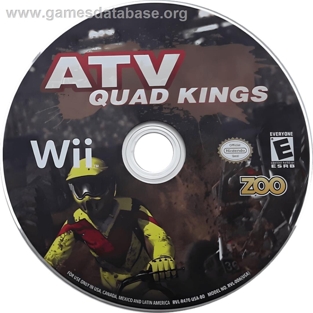 Atv Quad Kings - Nintendo Wii - Artwork - Cartridge