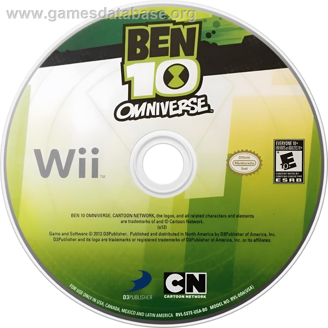 Ben 10 Omniverse - Nintendo Wii - Artwork - Cartridge