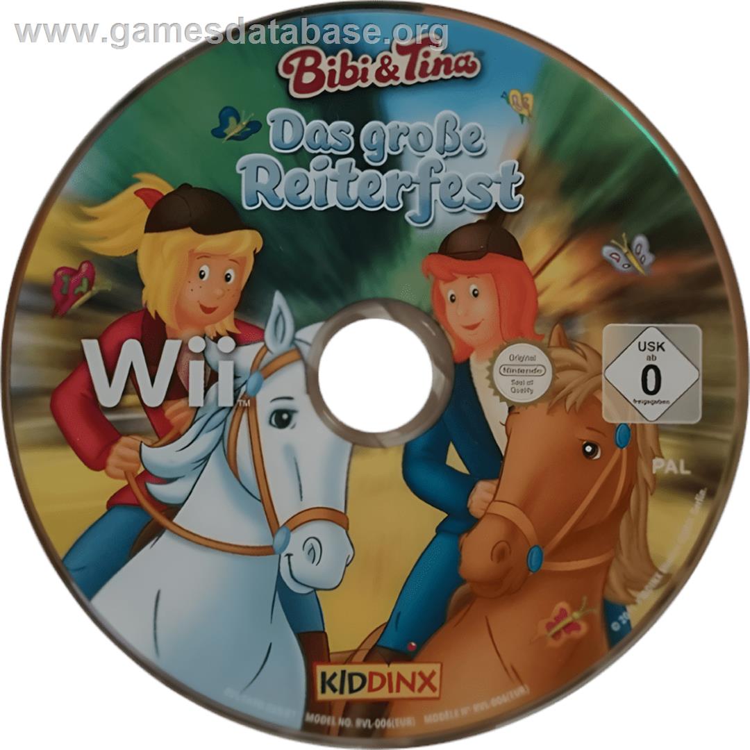 Bibi And Tina - Das Große Reiterfest - Nintendo Wii - Artwork - Cartridge