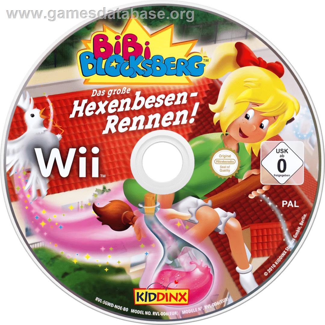 Bibi Blocksberg - Das Grosse Hexenbesen-rennen! - Nintendo Wii - Artwork - Cartridge