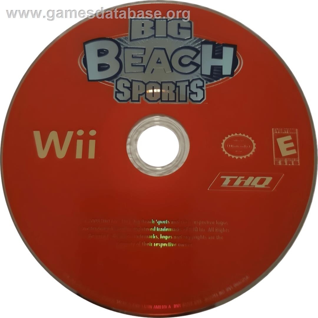 Big Beach Sports - Nintendo Wii - Artwork - Cartridge