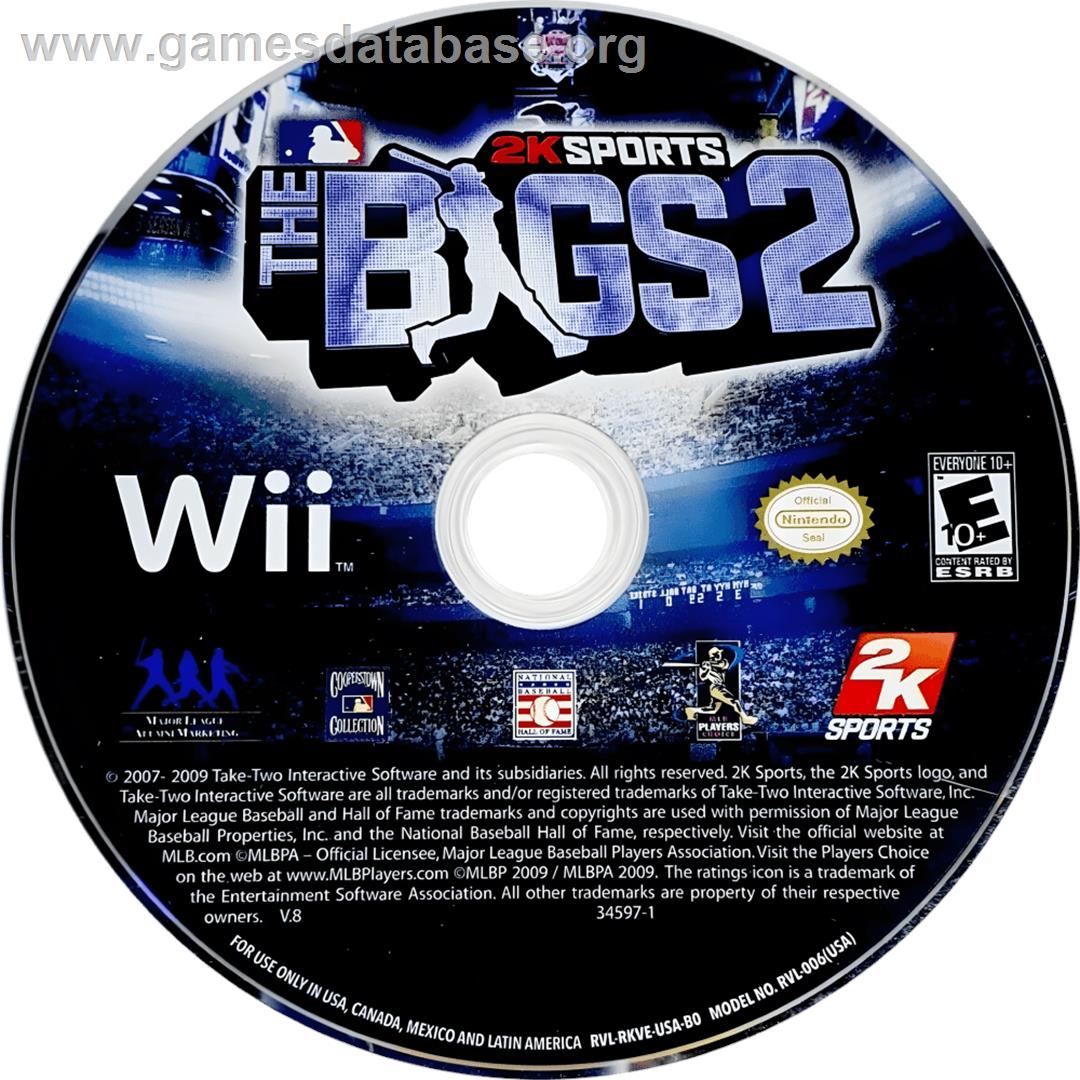 Bigs 2 - Baseball, The - Nintendo Wii - Artwork - Cartridge