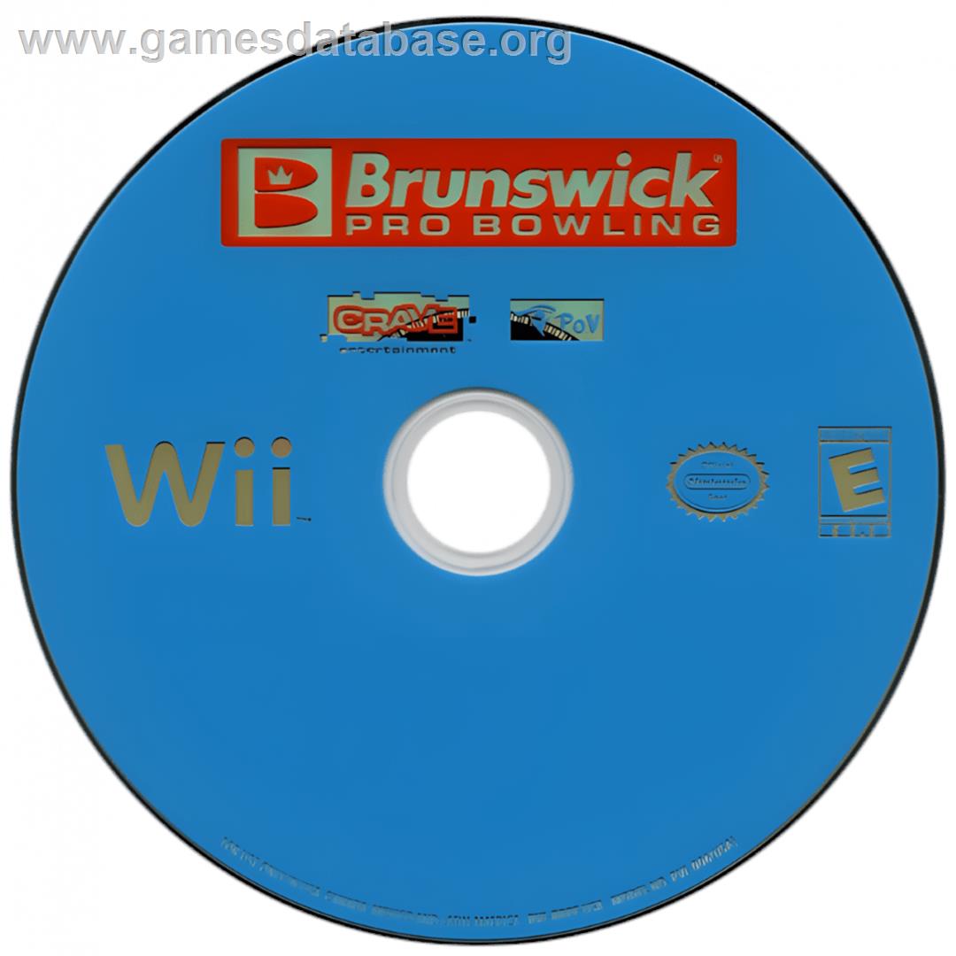 Brunswick Pro Bowling - Nintendo Wii - Artwork - Cartridge