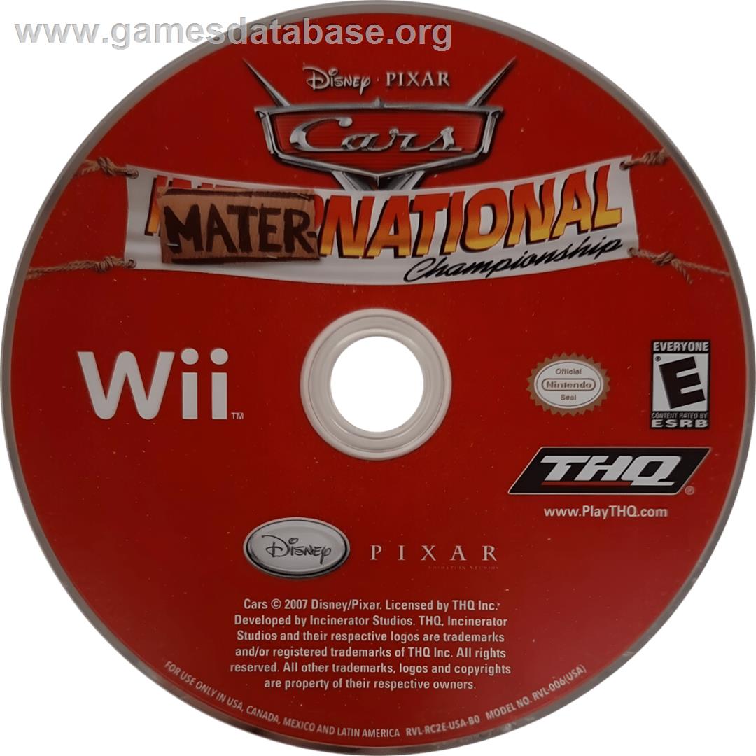 Cars - La Coupe Internationale De Martin - Nintendo Wii - Artwork - Cartridge