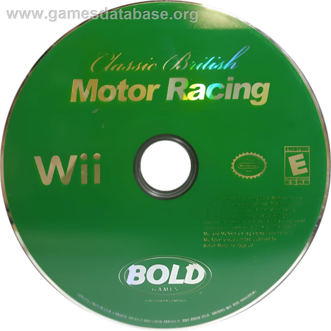 Classic British Motor Racing - Nintendo Wii - Artwork - Cartridge