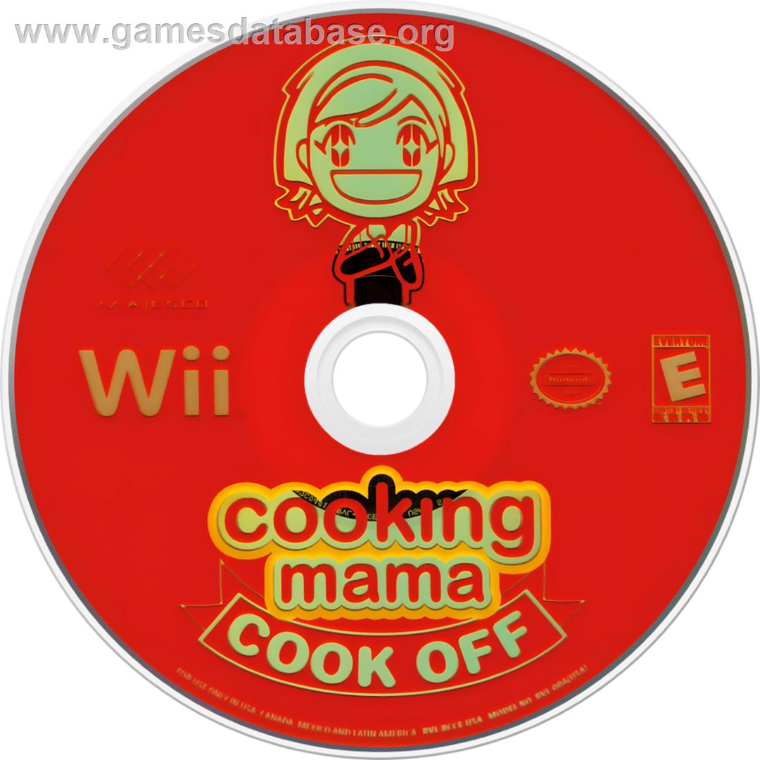 Cooking Mama - Cook Off - Nintendo Wii - Artwork - Cartridge