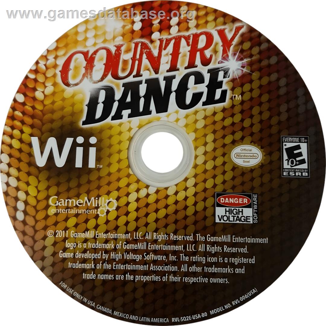 Country Dance - Nintendo Wii - Artwork - Cartridge