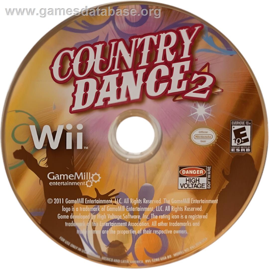 Country Dance 2 - Nintendo Wii - Artwork - Cartridge