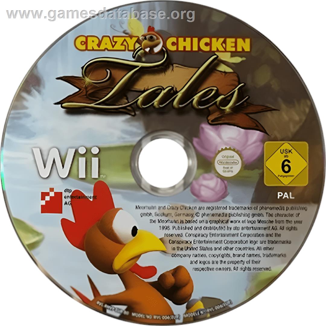 Crazy Chicken Tales - Nintendo Wii - Artwork - Cartridge