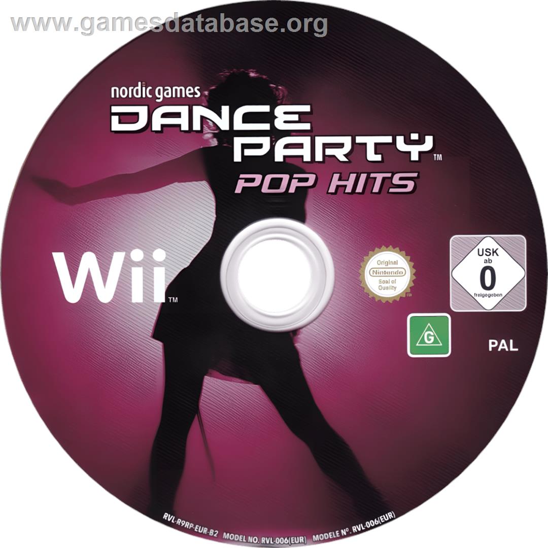 Dance Party Pop Hits - Nintendo Wii - Artwork - Cartridge