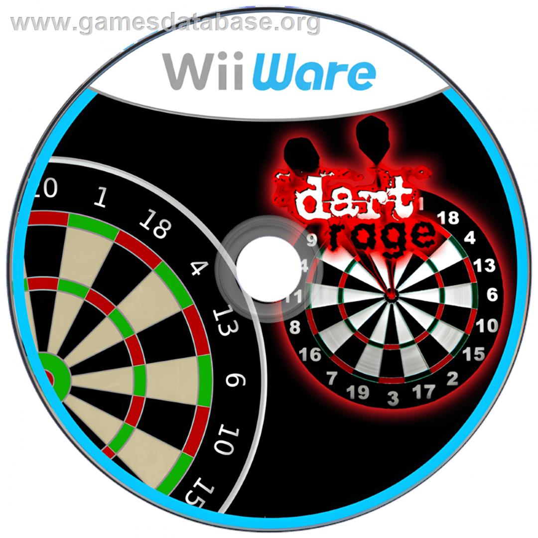 Dart Rage - Nintendo Wii - Artwork - Cartridge