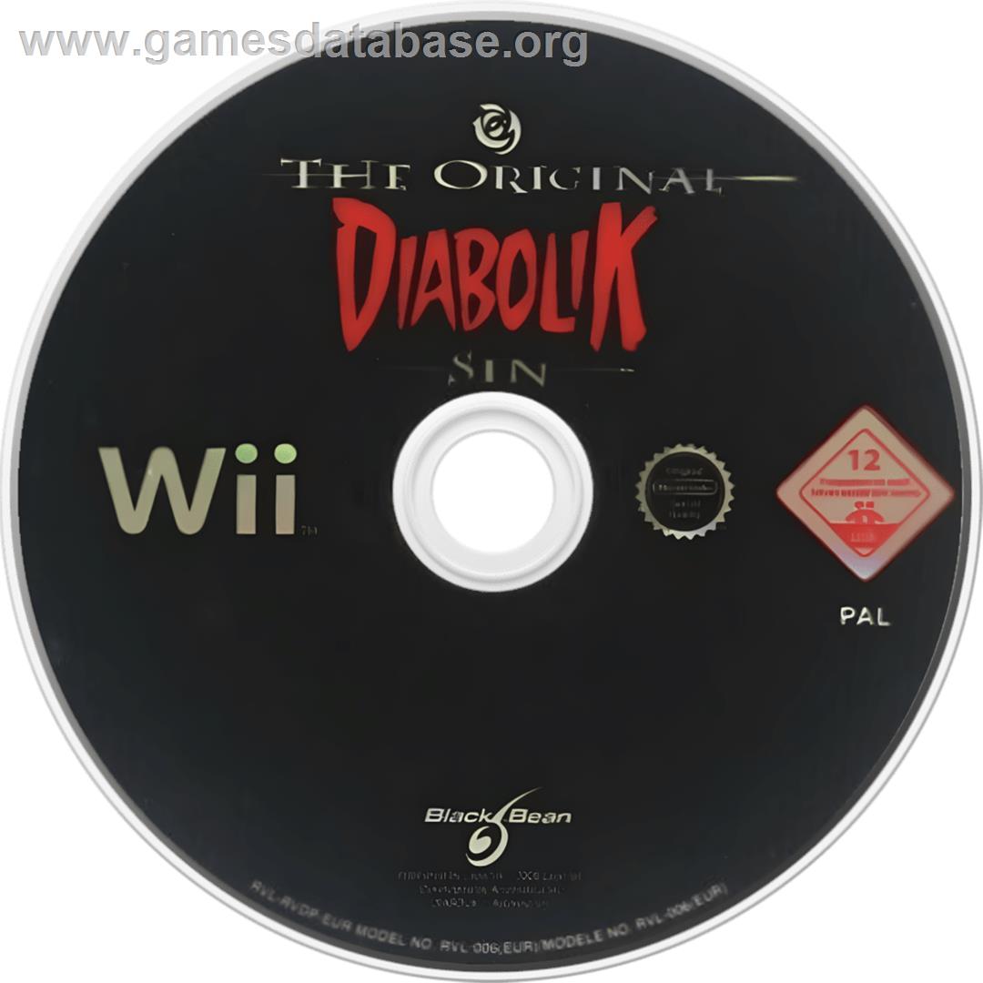 Diabolik - The Original Sin - Nintendo Wii - Artwork - Cartridge