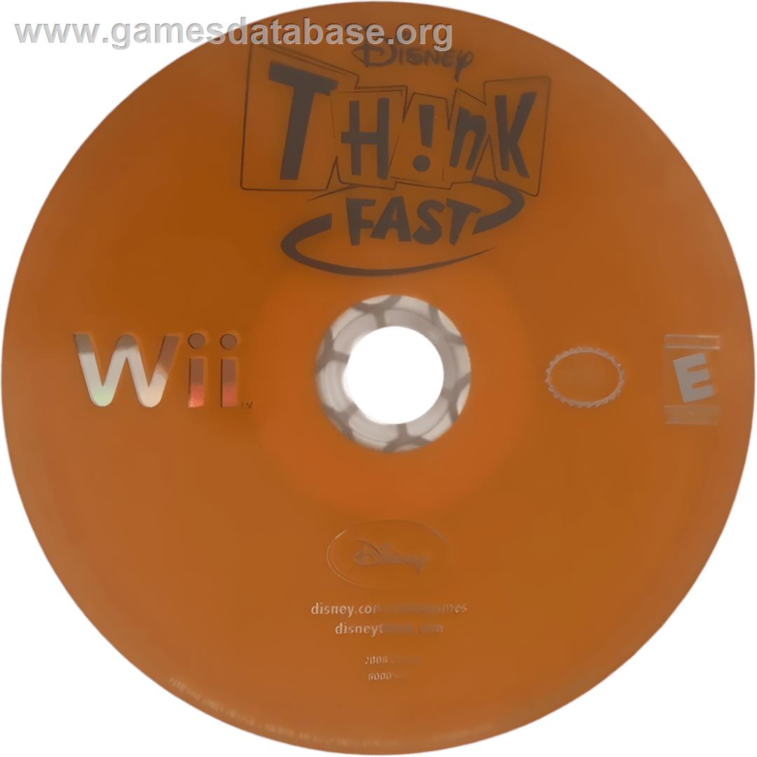 Disney Th!nk Fast - Nintendo Wii - Artwork - Cartridge