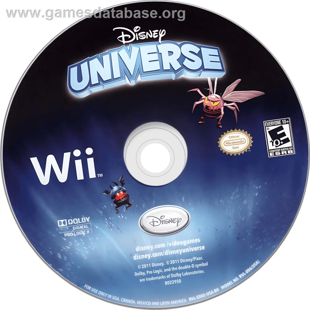 Disney Universe - Nintendo Wii - Artwork - Cartridge