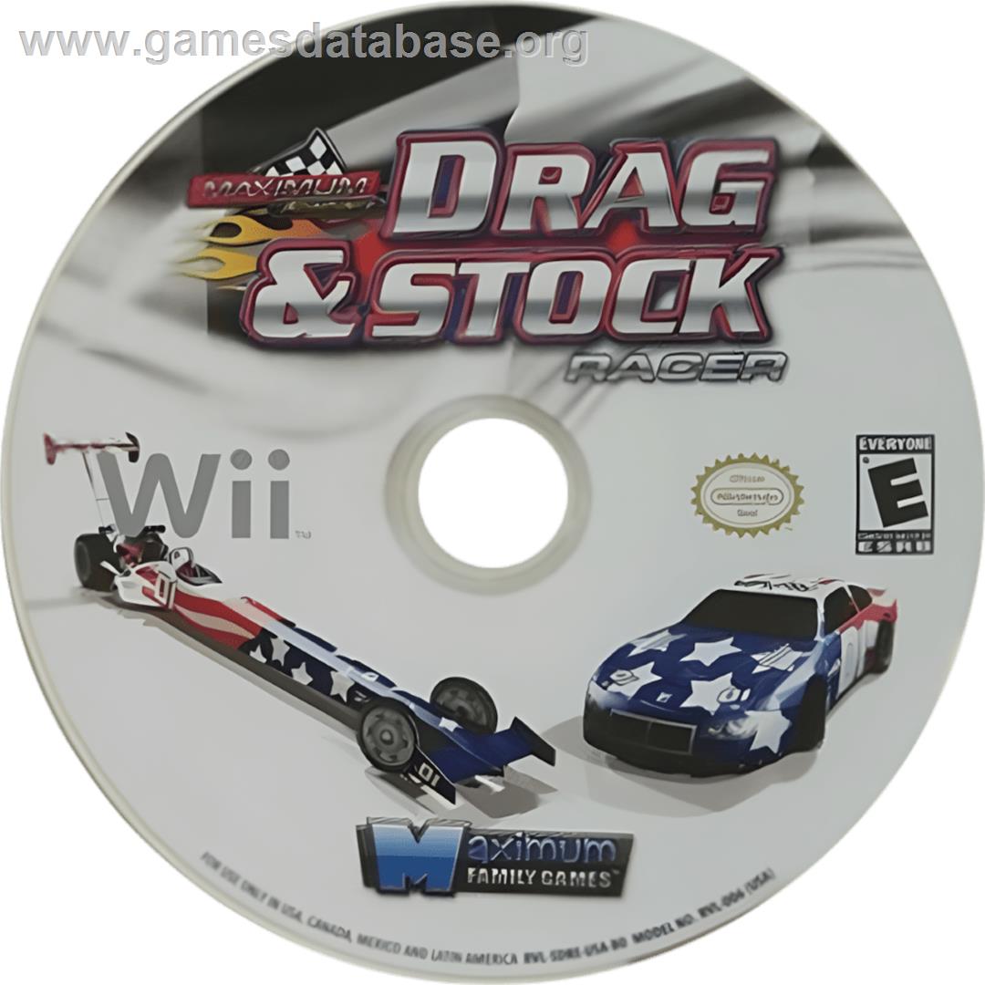 Drag And Stock Racer - Nintendo Wii - Artwork - Cartridge