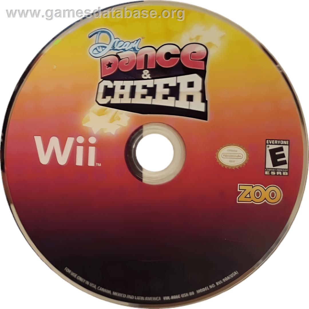 Dream Dance And Cheer - Nintendo Wii - Artwork - Cartridge