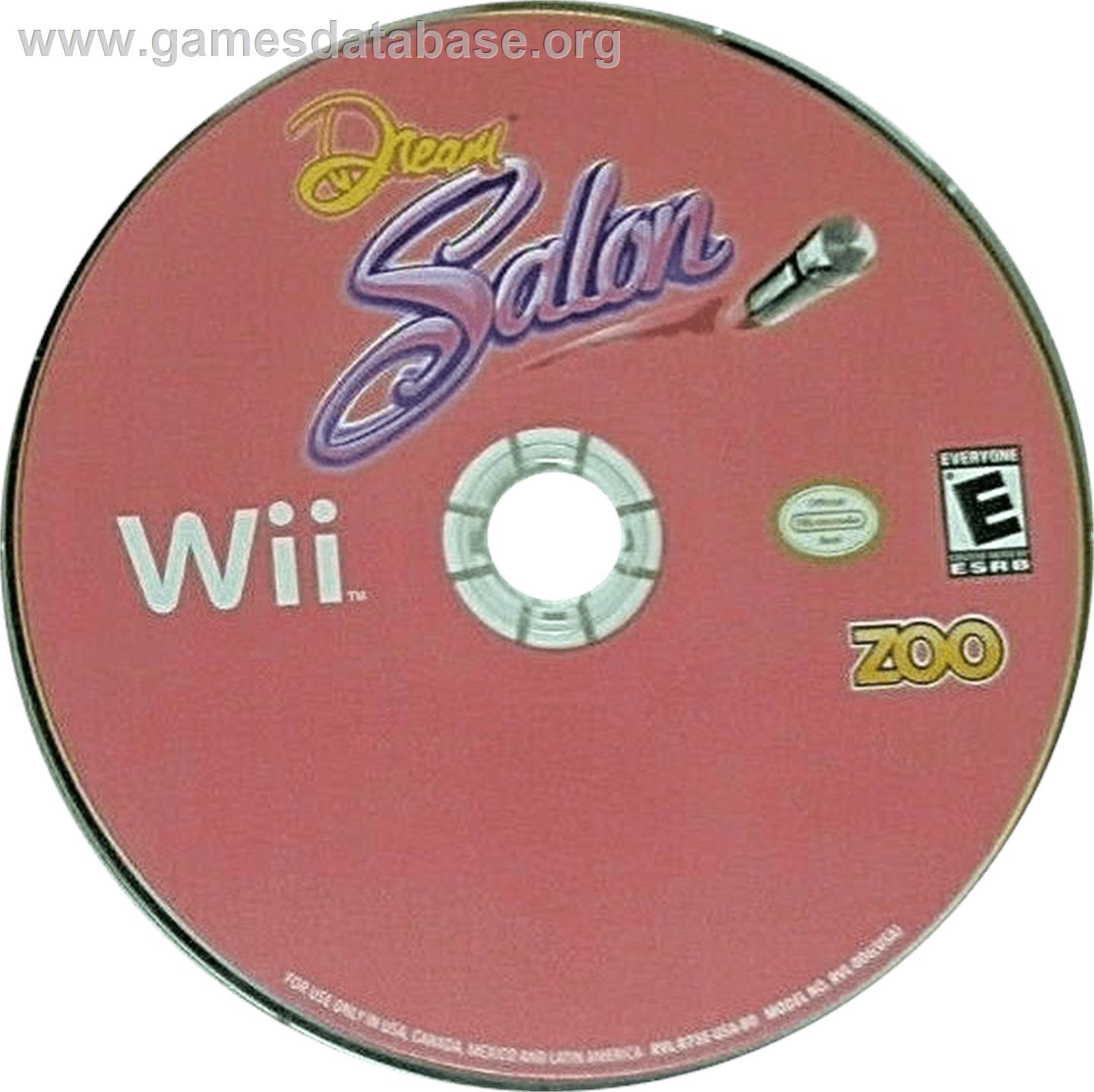 Dream Salon - Nintendo Wii - Artwork - Cartridge