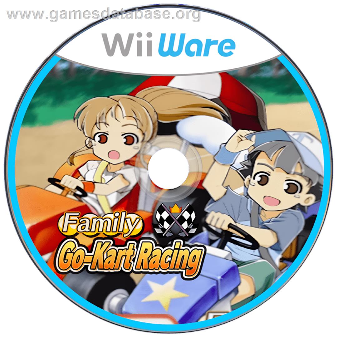 Family Go-kart Racing - Nintendo Wii - Artwork - Cartridge