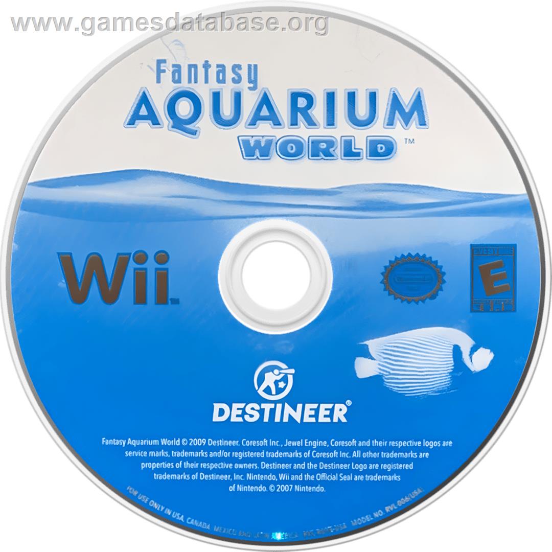 Fantasy Aquarium World - Nintendo Wii - Artwork - Cartridge
