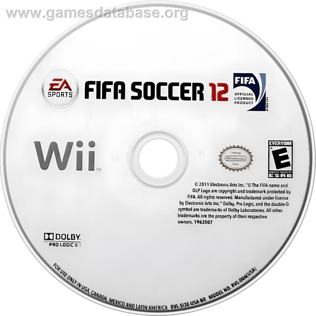 Fifa 12 - Nintendo Wii - Artwork - Cartridge