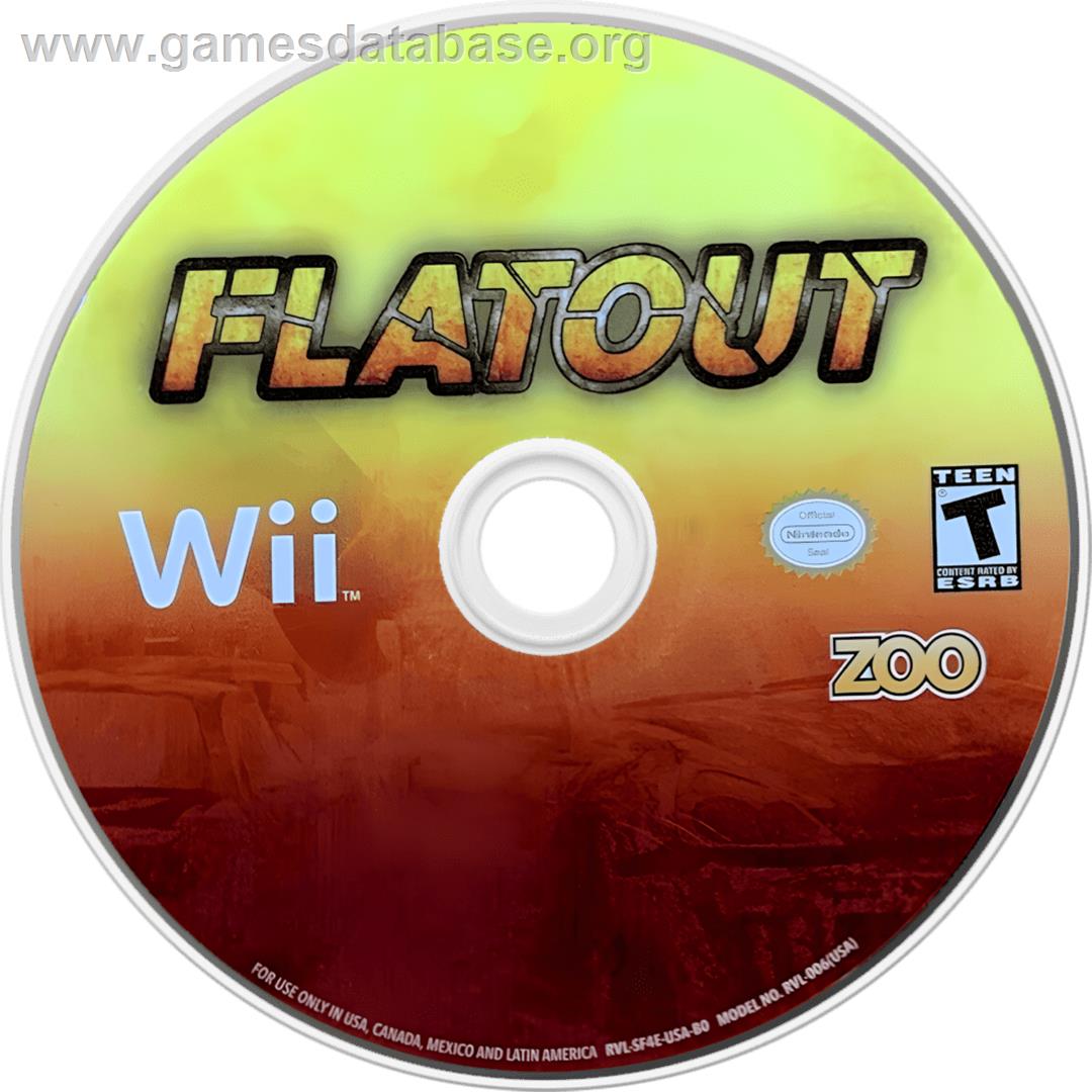 Flatout - Nintendo Wii - Artwork - Cartridge