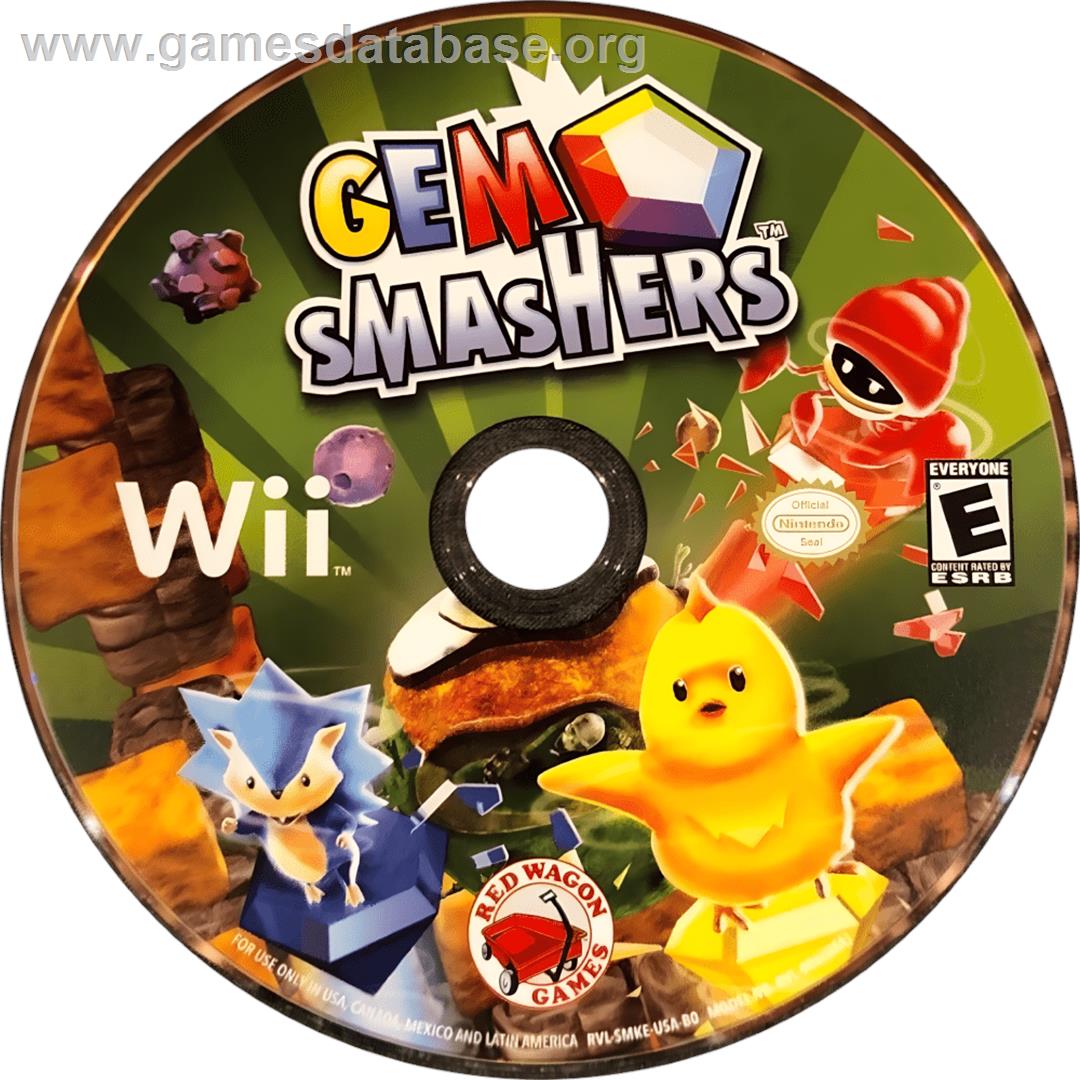 Gem Smashers - Nintendo Wii - Artwork - Cartridge