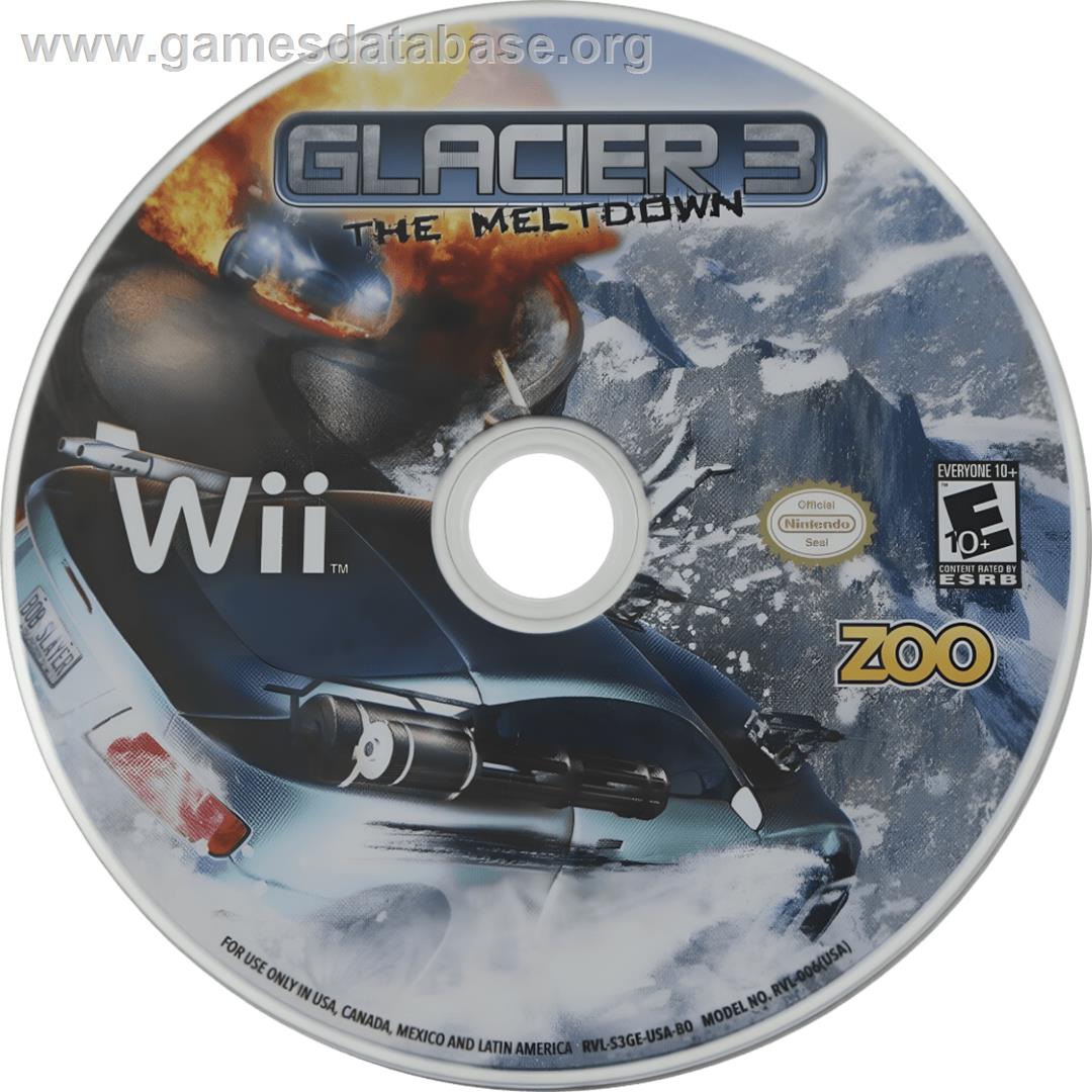 Glacier 3 - Nintendo Wii - Artwork - Cartridge