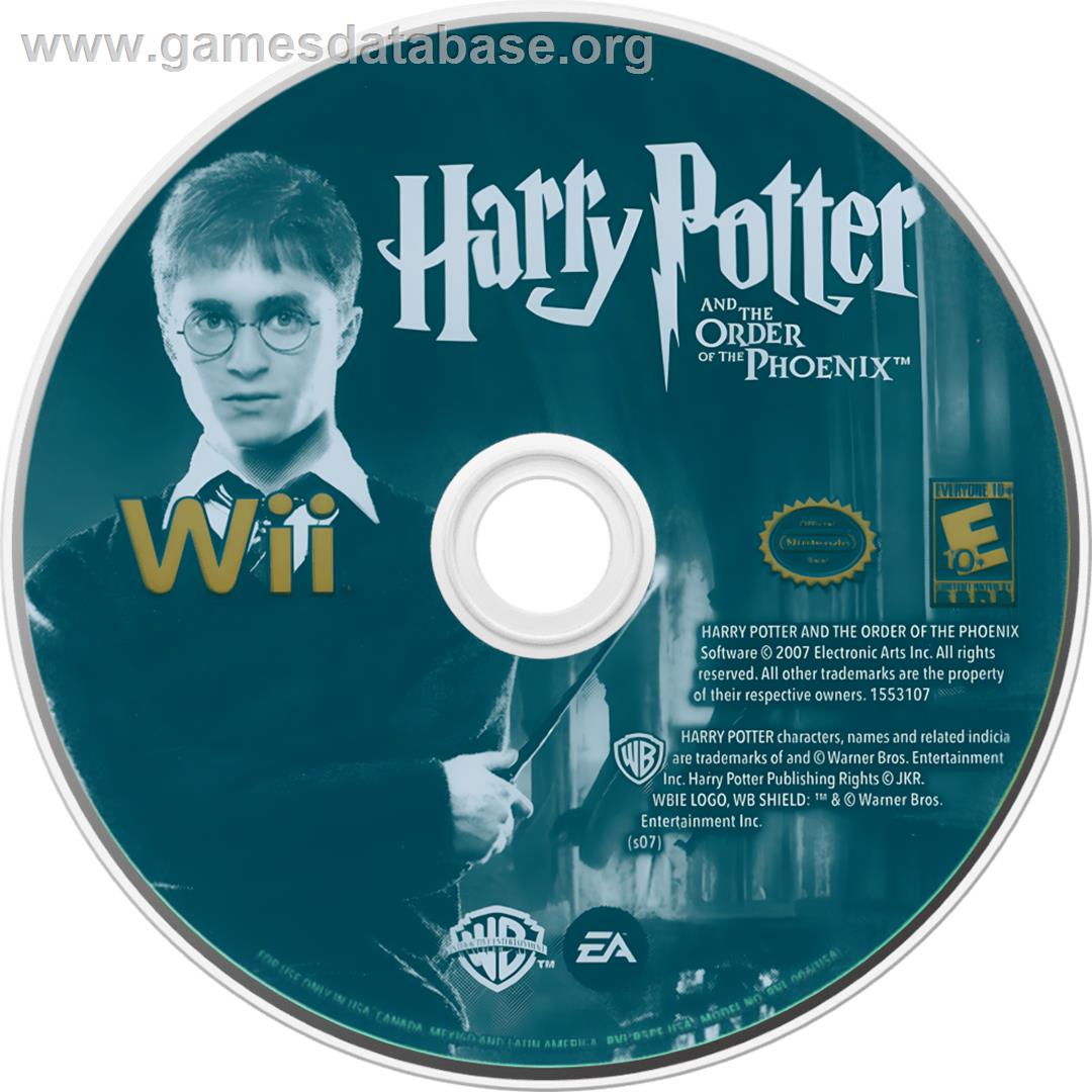 Harry Potter And The Order Of The Phoenix - Nintendo Wii - Artwork - Cartridge