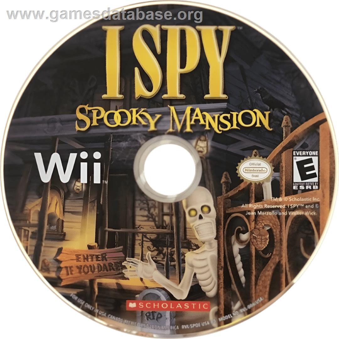 I Spy - Spooky Mansion - Nintendo Wii - Artwork - Cartridge