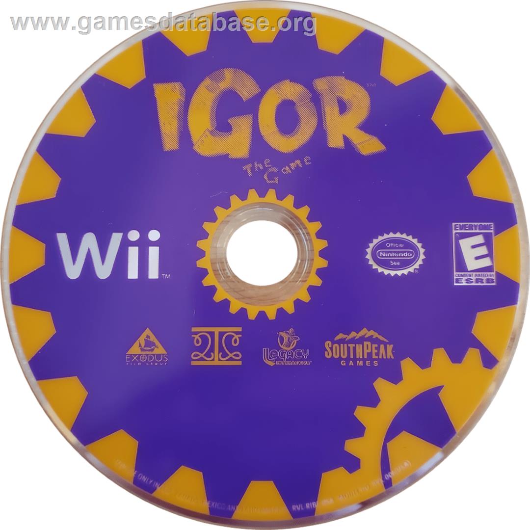 Igor - Le Jeu - Nintendo Wii - Artwork - Cartridge