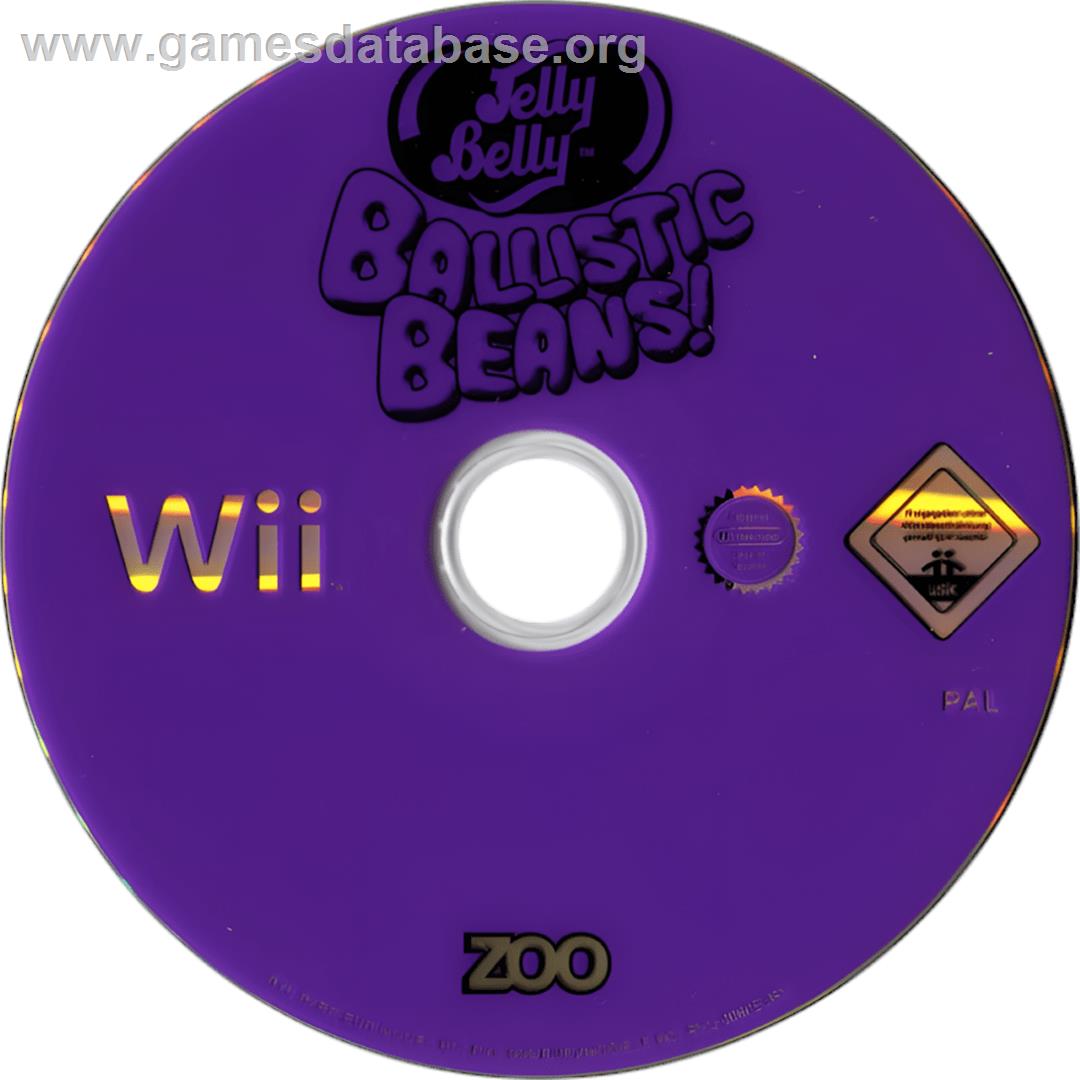 Jelly Belly - Ballistic Beans - Nintendo Wii - Artwork - Cartridge