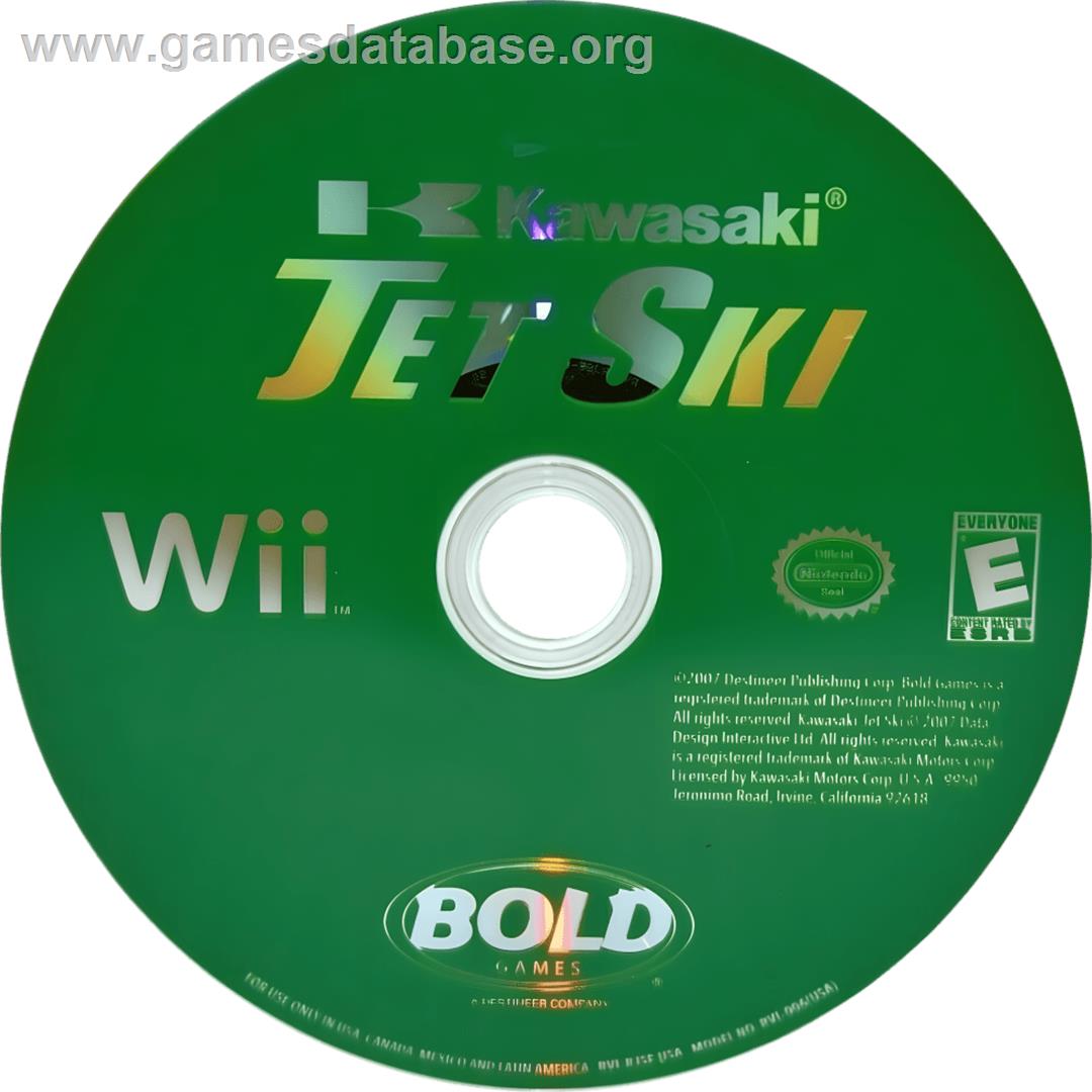 Kawasaki Jet Ski - Nintendo Wii - Artwork - Cartridge