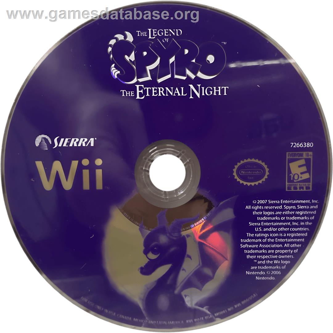 Legend Of Spyro - The Eternal Night, The - Nintendo Wii - Artwork - Cartridge