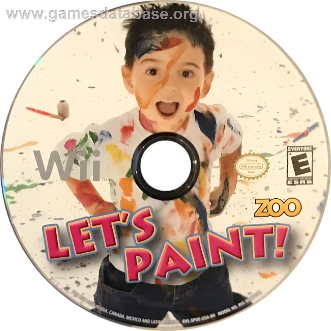 Let's Paint - Nintendo Wii - Artwork - Cartridge