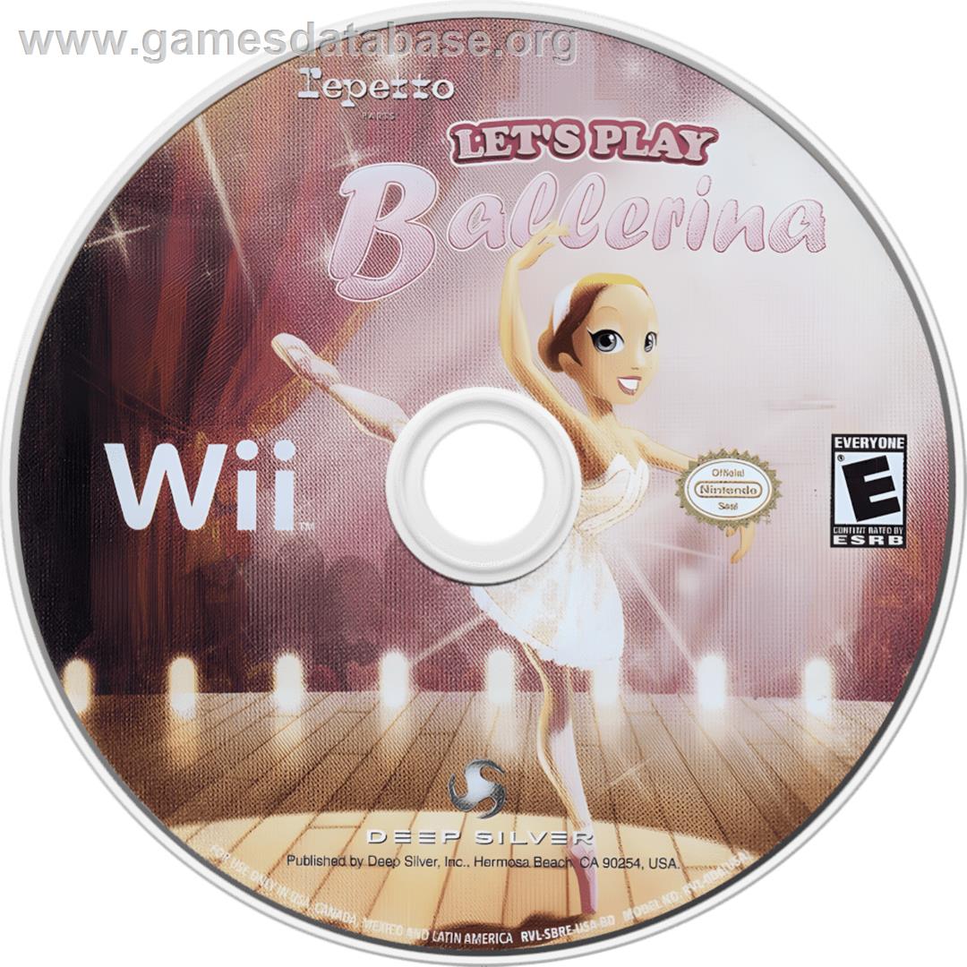 Let's Play Ballerina - Nintendo Wii - Artwork - Cartridge