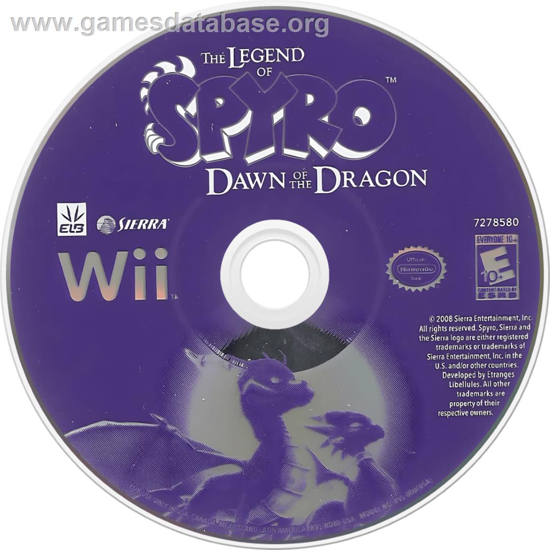 Légende De Spyro - Naissance D'un Dragon, La - Nintendo Wii - Artwork - Cartridge