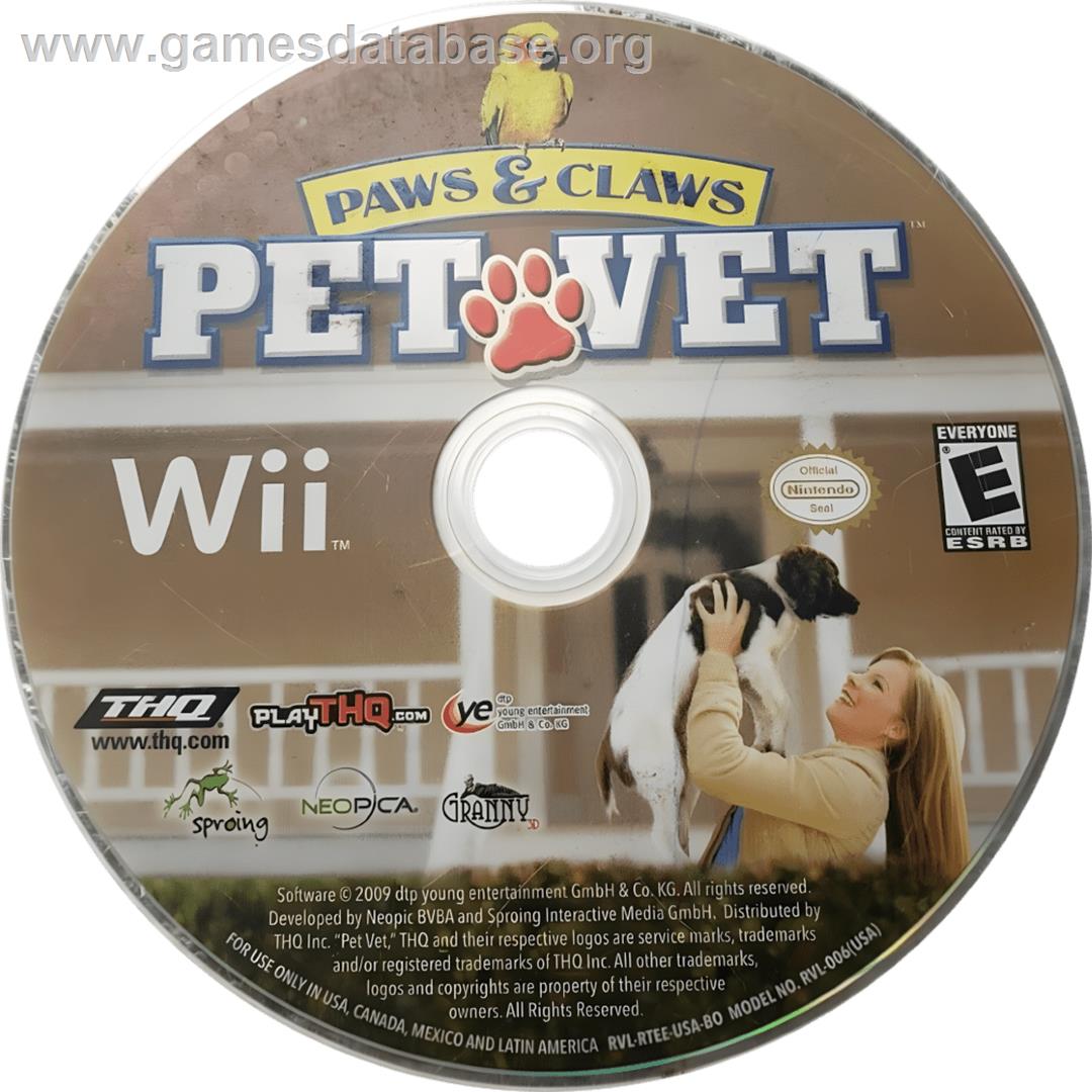 Ma Clinique Vétérinaire - Nintendo Wii - Artwork - Cartridge